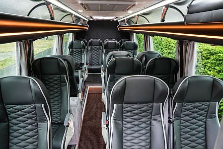Bus, Mercedes-Benz, 16 Sitzer, Sprinter, seitenansicht