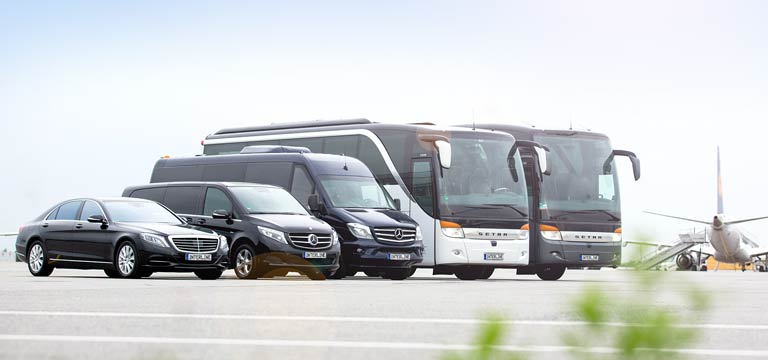 limousine, minivans, coaches