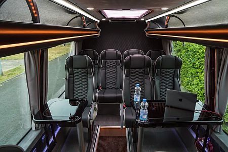 Mercedes Benz Sprinter 16 Innenansicht.